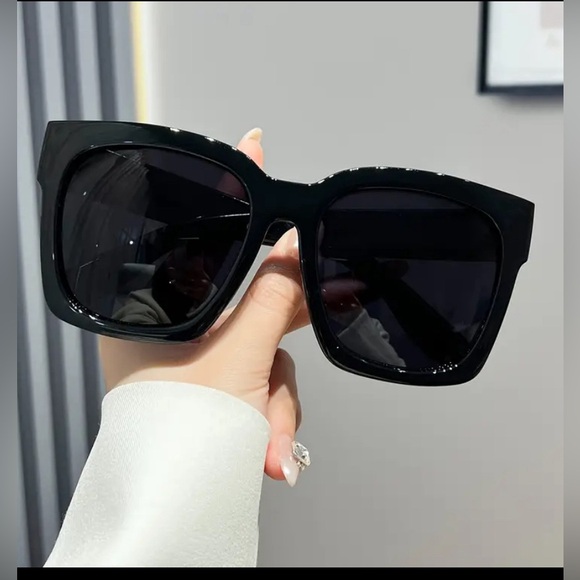 ‼️‼️Clearance-Fashion Geometric Large Frame Retro Bohemian Style Glasses - Picture 2 of 8